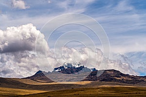 The Andes Mountains in the Peru Highlands
