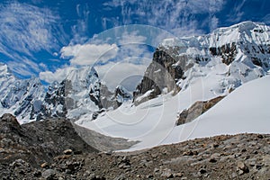 Andes mountains of South America in Peru