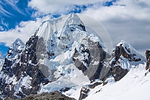 Andes mountains of South America in Peru