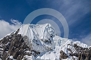 Andes mountains of South America in Peru