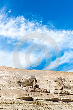 The Andes, Road Cusco- Puno, Peru,South America. 4910 m above. The longest continental mountain range in the world