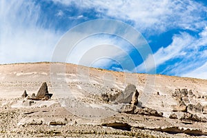 The Andes, Road Cusco- Puno, Peru,South America. 4910 m above. The longest continental mountain range in the world