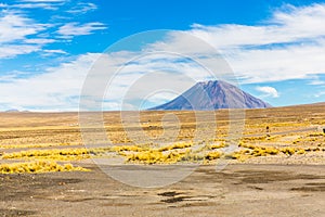 The Andes, Road Cusco- Puno, Peru,South America. 4910 m above. The longest continental mountain range in the world