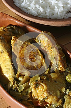 Andhra Chepala Pulusu or Tamarind fish curry