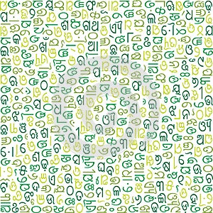 Odia script background