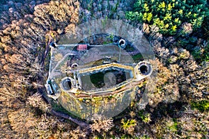 Andlau castle in the Vosges Mountains, France