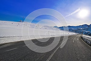 Andorra Grandvalira sector road Pyrenees