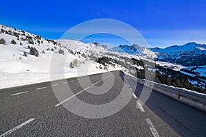 Andorra Grandvalira sector road Pyrenees