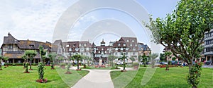 The Andr Fran ois Garden in Panoramic view of the Hotel Normandy in Deauville.