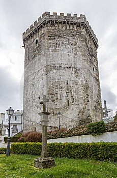 Andrade castle in the town of Vilalba, Lugo