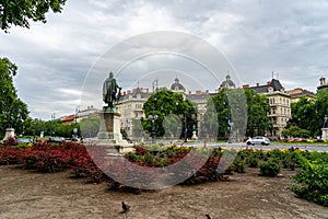 Andrassy famous Avenue in Budapest, Hungary.