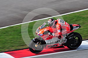 Andrea Dovizioso Ducati Factory Racing Team in Sepang International Circuit MotoGP 2013