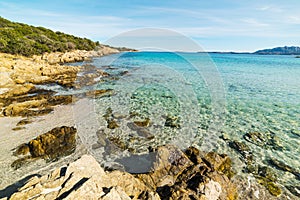 Andreani cove on a sunny day