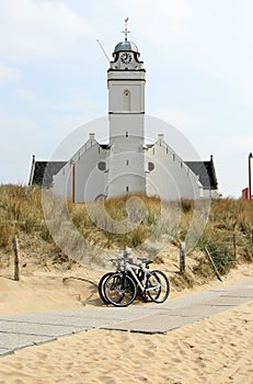 Andreas or Old Church along the dunes, Holland photo