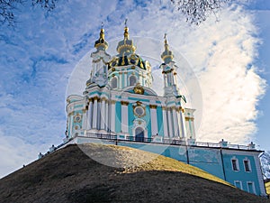 Andreevsky Church - Orthodox Church with onion domes