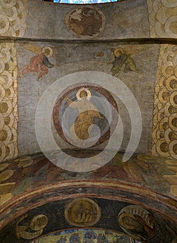 Andrei Rublev and Daniil Chernyi. Frescoes of the assumption Cathedral in Vladimir photo