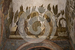 Andrei Rublev and Daniil Chernyi. Frescoes of the assumption Cathedral in Vladimir photo