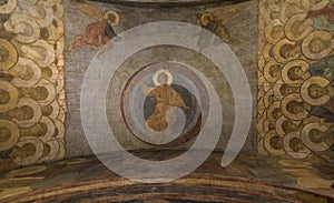 Andrei Rublev and Daniil Chernyi. Frescoes of the assumption Cathedral in Vladimir photo