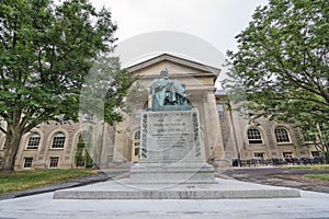 Andrew Dickson White Statue. White was cofounder of Cornell University.