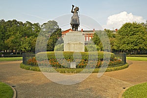 Andrew Jackson Statue & Jackson Square in New Orleans, Louisiana