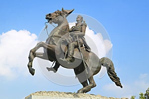 Andrew Jackson Statue in Jackson Square in New Orleans, Louisiana