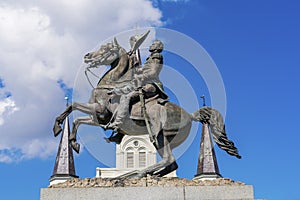 Andrew Jackson Statue Saint Louis Cathedral New Orleans Louisiana