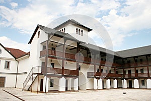 Andricgrad or Kamengrad on the river Drina in Visegrad