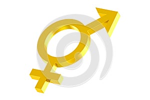 Androgyny gender symbol