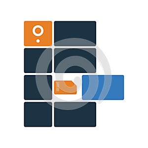 Android, ara, phone, project, smartphone icon. Simple editable vector graphics