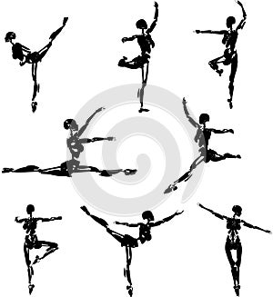 Android Ballet Silhouettes