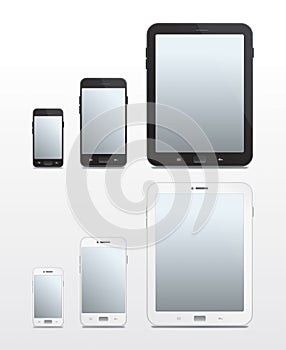 Android-Based Phones and Tablets - Vector