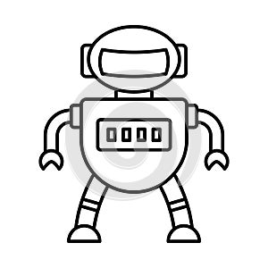 Android Line Style vector icon which can easily modify or edit