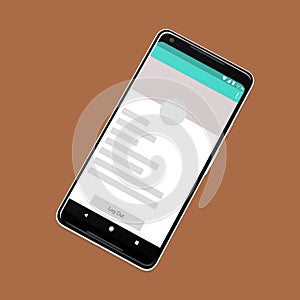 Android Mockup Simple Profile User Wireframe