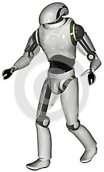 Android Robot Cyborg Illustration Isolated