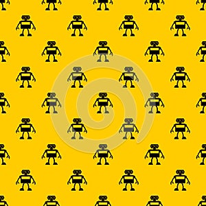 Android robot pattern vector