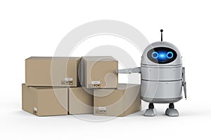 Android robot warehouse