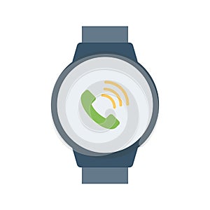 Android smartwatch Color Vector Icon which can easily modify or edit
