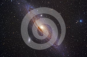 Andromeda galaxy photo