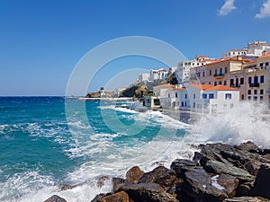 andros island greece, andros city capital of the island