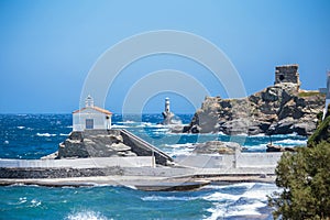andros island greece, andros city capital of the island