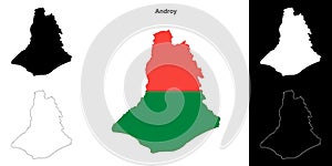Androy outline map