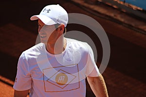 Andy Murray at the practice. Madrid Open 2017.