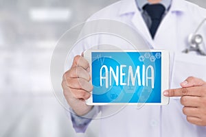 ANEMIA blood for Anemia test , Medical Concept: Anemia , Diagno