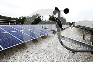 Anemometer of On Ground Solar PV System