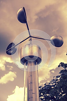 Anemometer, meteorological weather-station