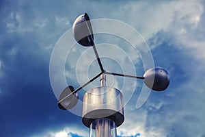 Anemometer, meteorological weather-station measurement equipment