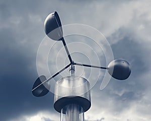 Anemometer, meteorological weather-station photo