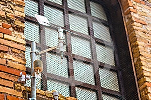 Anemometer on the wall