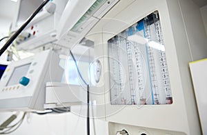 Anesthesia machine at hospital operating room