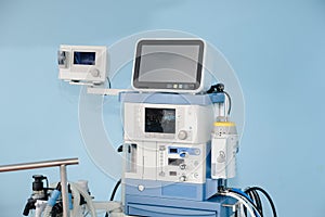 Anesthetic machine. Apparatus for anesthesia. Operating apparatus